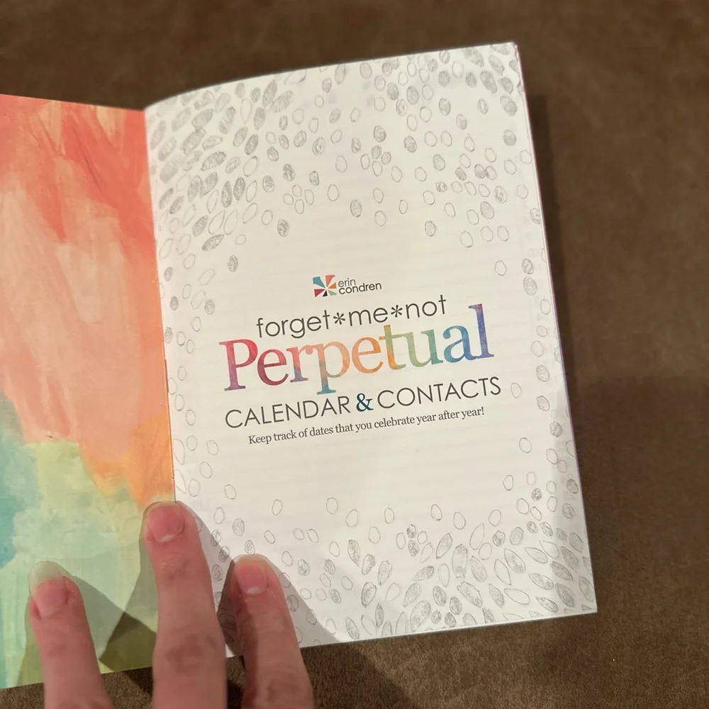 Erin Condren Perpetual Calendar